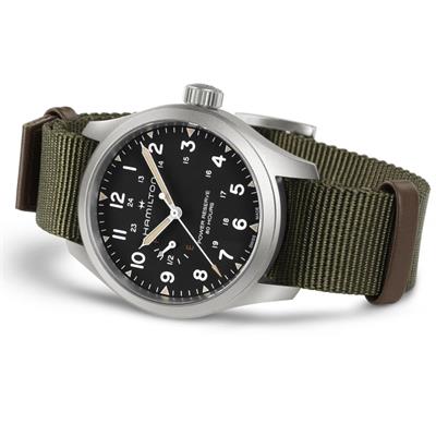 Hamilton Khaki Field Mechanical Power Reserve 40mm Erkek Saati H69509930