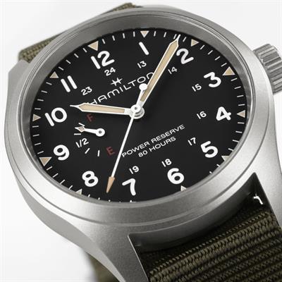 Hamilton Khaki Field Mechanical Power Reserve 40mm Erkek Saati H69509930