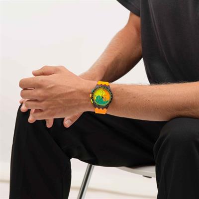 Swatch Neon Signal Flag Erkek Kol Saati SUSB422