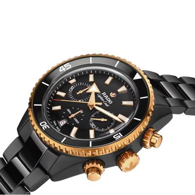 Rado Captain Cook High-Tech Ceramic Automatic Chronograph Erkek Kol Saati R32190153