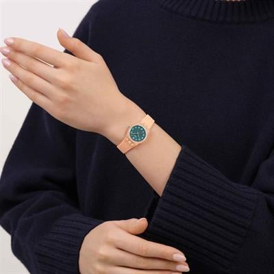 Swatch LO117 Peachy Weave Bayan Kol Saati