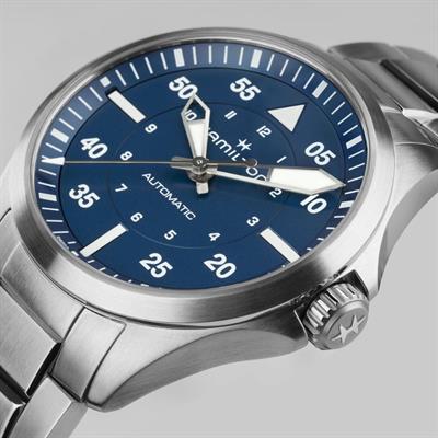 Hamilton Khaki Aviation Pilot Auto 39mm Erkek Kol Saati H76305140