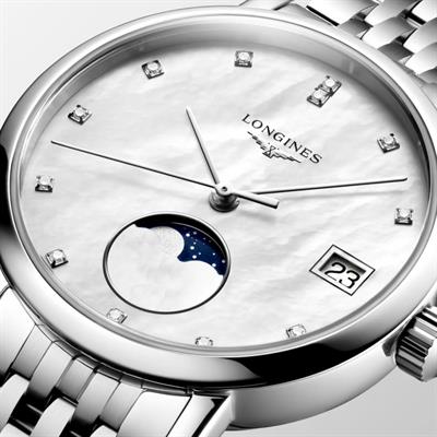 Longines Elegant Collection Moonphase L4.330.4.87.6 Bayan Kol Saati