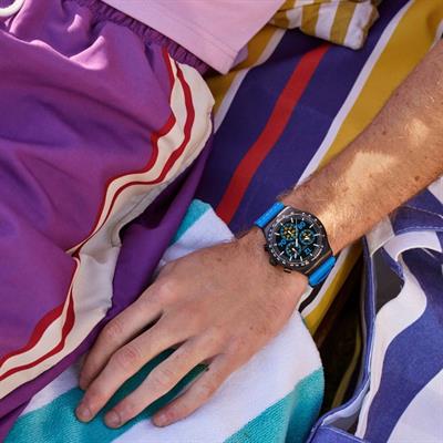 Swatch Moments In Blue YVB100 Kol Saati