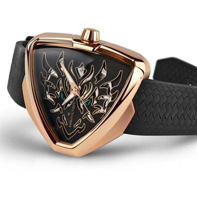 Hamilton Ventura Elvis80 Skeleton Auto Dragon H24525332 Erkek Saati