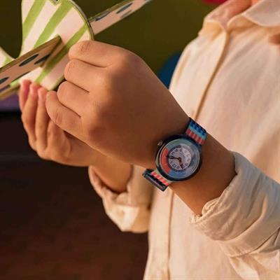 Flik Flak Stripy Stripes FBNP243 Çocuk Kol Saati