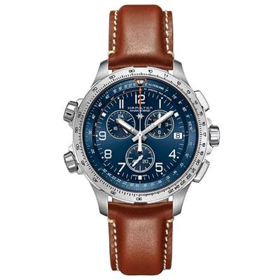 Hamilton H77922541 Khaki Aviation X-Wind GMT Chrono Erkek Saati
