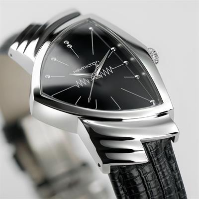 Hamilton Ventura Quartz Men in Black H24411732 Erkek Kol Saati