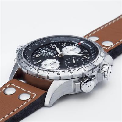 Hamilton Khaki Aviation X-Wind Auto Chrono 44mm Erkek Kol Saati H77616533