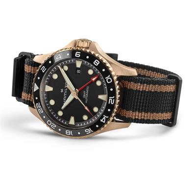 Hamilton Khaki Navy Scuba Automatic GMT 43mm Bronze Erkek Kol Saati H82565930