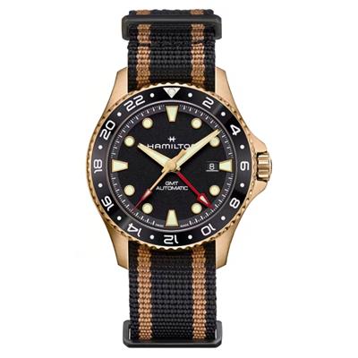 Hamilton Khaki Navy Scuba Automatic GMT 43mm Bronze Erkek Kol Saati H82565930