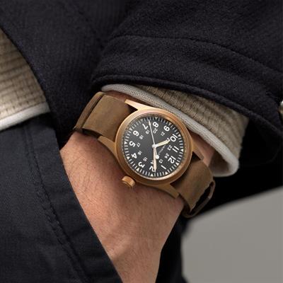 Hamilton Khaki Field Mechanical Bronze 38mm Erkek Kol Saati H69459530