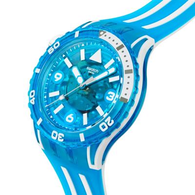 Swatch Scubaqua Blue Fire SSCU09S100 Unisex Kol Saati