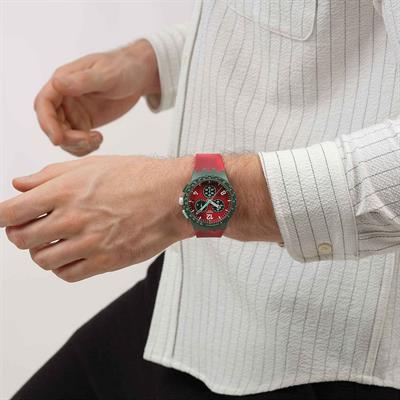 Swatch SUSG410 Crimson Foliage Erkek Kol Saati