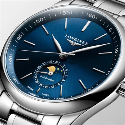 Longines Master Collection Moonphase L2.909.4.92.6 40mm Erkek Saati