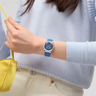 Swatch YLS235 Blue Petal Promise Bayan Kol Saati