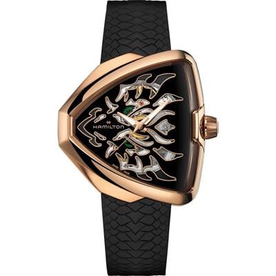 Hamilton Ventura Elvis80 Skeleton Auto Dragon H24525332 Erkek Saati