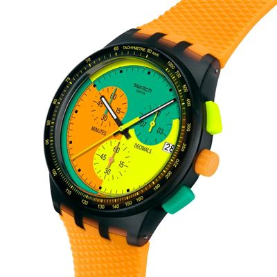 Swatch Neon Signal Flag Erkek Kol Saati SUSB422
