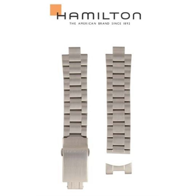 Hamilton H695644104 Khaki King Çelik Bilezik 20mm