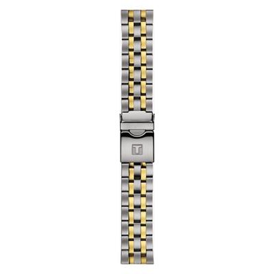 Tissot Seastar 43mm Saatler için Bicolor Çelik Kordon Bilezik T605043456