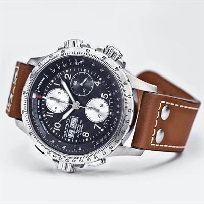 Hamilton Khaki Aviation X-Wind Auto Chrono 44mm Erkek Kol Saati H77616533