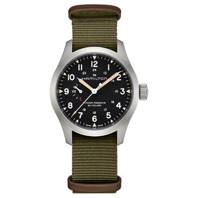 Hamilton Khaki Field Mechanical Power Reserve 40mm Erkek Saati H69509930