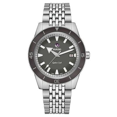 Rado Captain Cook R32505019 Rado Erkek Saati 3 Farklı Kordonlu