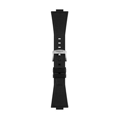 Tissot PRX 40mm için Siyah Kauçuk Kordon Kayış T852.048.462 T852048462