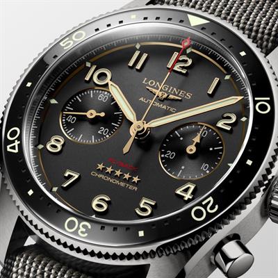 Longines Spirit Flyback Chronograph Titanyum 42mm Erkek Saati L3.821.1.53.2