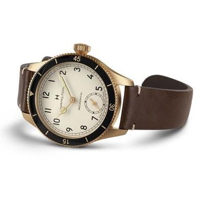 Hamilton Pilot Pioneer Mechanical Bronz 43mm H76709510 Erkek Saati
