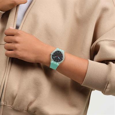 Swatch Hint Of Mint SO29L103 Unisex Kol Saati