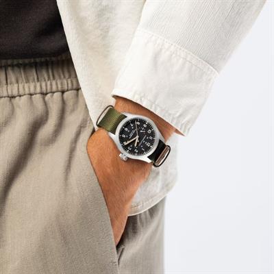 Hamilton Khaki Field Mechanical Power Reserve 40mm Erkek Saati H69509930