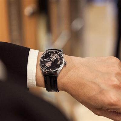 Hamilton Jazzmaster Open Heart Auto 42mm Erkek Saati H32705731