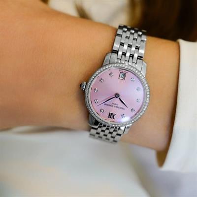  Frederique Constant Classics Slimline Ladies  FC-220LPD1SD26B Kadın Kol Saati