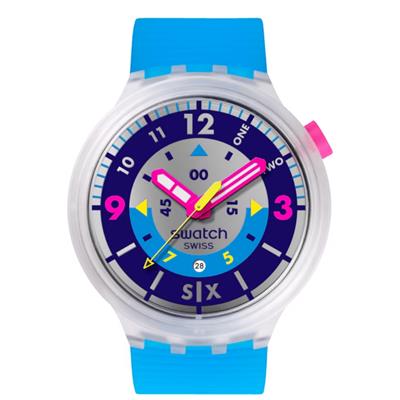 Swatch Sb01k400 Neon Hielo Erkek Kol Saati
