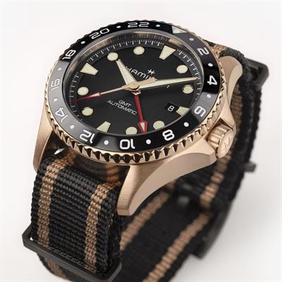 Hamilton Khaki Navy Scuba Automatic GMT 43mm Bronze Erkek Kol Saati H82565930