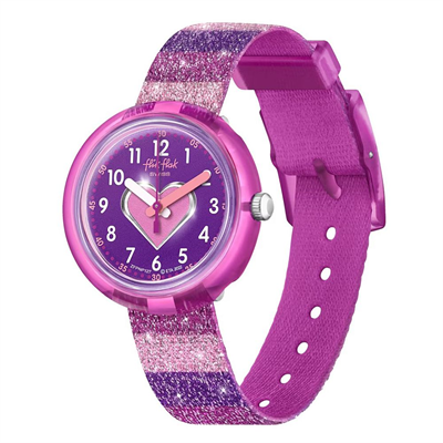 Flik Flak FPNP127 Stripy Glitter Çocuk Kol Saati