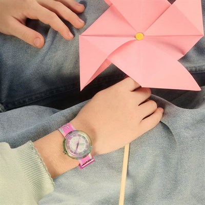 Flik Flak FPNP183 Flip it Pink Çocuk Kol Saati