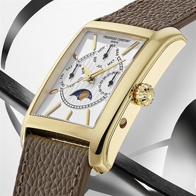Frederique Constant Classics Carrée Calendar Moonphase FC-265S4C5 Erkek Saati