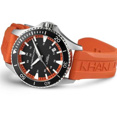 Hamilton 40 mm Khaki Navy Scuba H82395331 Otomatik Erkek Kol Saati
