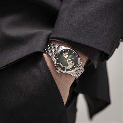 Hamilton Jazzmaster H32675160 Open Heart Auto Erkek Kol Saati