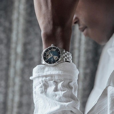 Hamilton Jazzmaster Open Heart Auto H32675140 Erkek Saati 