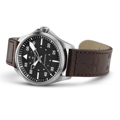 Hamilton Khaki Aviation Khaki Pilot Auto 39mm Erkek Kol Saati H76305530