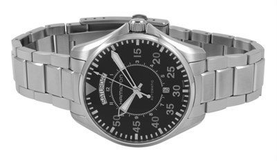 Hamilton Khaki Aviation Pilot Day Date Auto H64615135 Erkek Saati