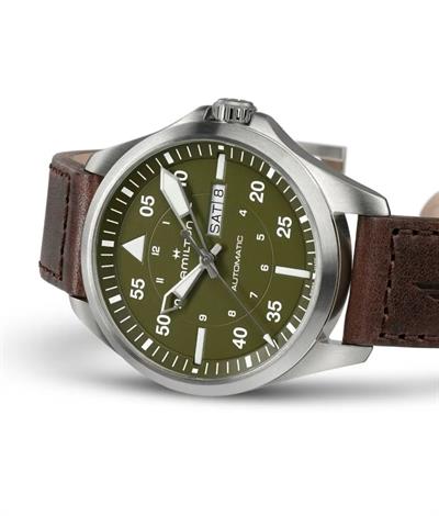 Hamilton Khaki Aviation Pilot Day Date Auto H64635560 Erkek Saati