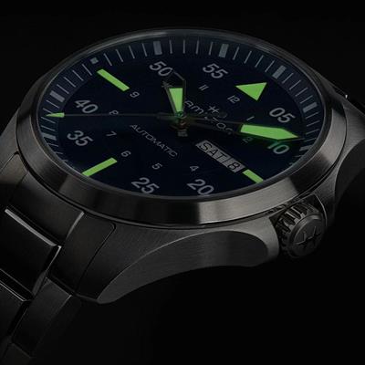 Hamilton Khaki Aviation Pilot Day Date Auto H64635140 Erkek Saati