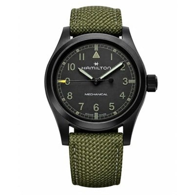 Hamilton Khaki Field Mechanical Call of Duty H69469930 38mm Erkek Kol Saati