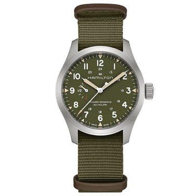 Hamilton Khaki Field Power Reserve H69509960 40mm Erkek Saati
