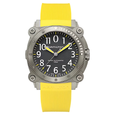 Hamilton Khaki Navy Belowzero Titanyum 46mm Otomatik Erkek Kol Saati H78535380