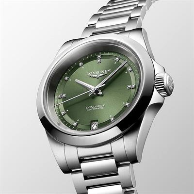 Longines Conquest L3.430.4.07.6 Pırlantalı Kadın Saati